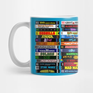 Science Fiction / Sci Fi VHS Movie Stack Mug